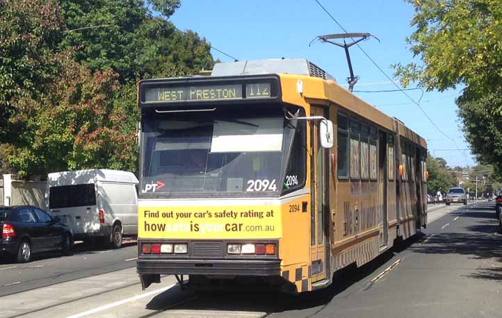 Yarra Trams Class B car safety 2094